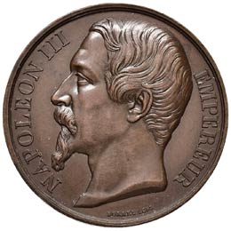 Napoleone III - Medaglia 1854 ... 
