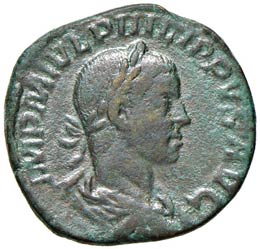 Filippo II (244-249) Sesterzio - ... 