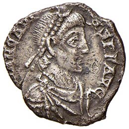 Arcadio (383-408) Siliqua ... 