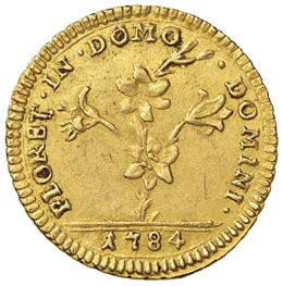 Pio VI (1774-1799) Mezza doppia ... 