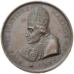 Pio VII (1800-1823) Medaglia ... 