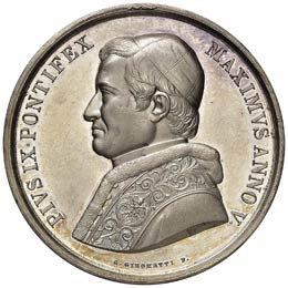 Pio IX (1846-1878) Medaglia A. V - ... 