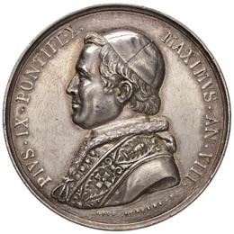 Pio IX (1846-1878) Medaglia 1853 ... 