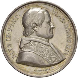 Pio IX (1846-1878) Medaglia A. XIV ... 