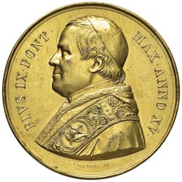 Pio IX (1846-1878) Medaglia A. XV ... 
