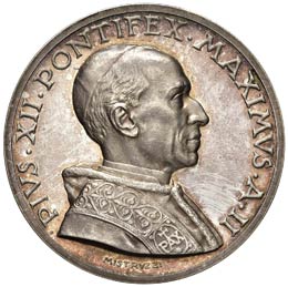 Pio XII (1939-1958) Medaglia A. II ... 