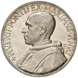 Pio XII (1939-1958) Medaglia A. XI ... 