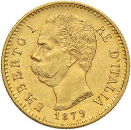 Umberto I (1878-1900) 20 Lire 1879 ... 