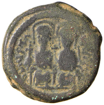 Giustino II (565-578) Follis ... 