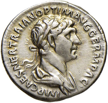 Traiano (117-138) Denario - Busto ... 