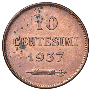 SAN MARINO 10 Centesimi 1937 - ... 