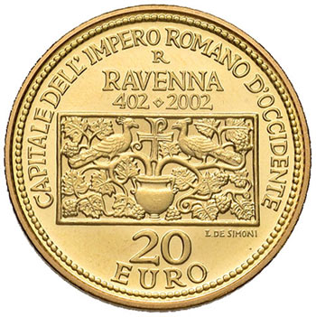 SAN MARINO 20 Euro 2002 - AU (g ... 