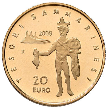 SAN MARINO 20 Euro 2008 - AU (g ... 