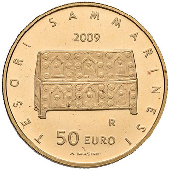SAN MARINO 50 Euro 2009 - AU (g ... 