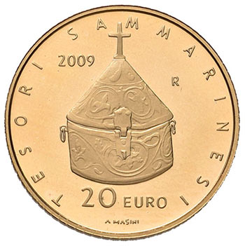 SAN MARINO 20 Euro 2009 - AU (g ... 