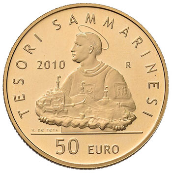 SAN MARINO 50 Euro 2010 - AU (g ... 