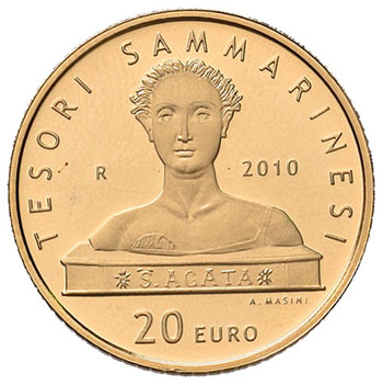 SAN MARINO 20 Euro 2010 - AU (g ... 