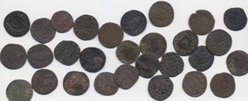 Lotto di 29 monete veneziane in ... 