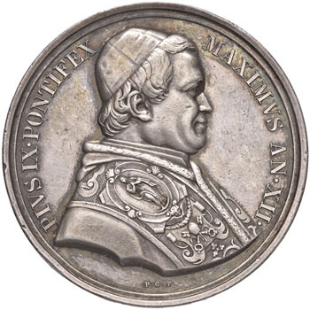 Pio IX (1846-1878) Medaglia 1856 ... 