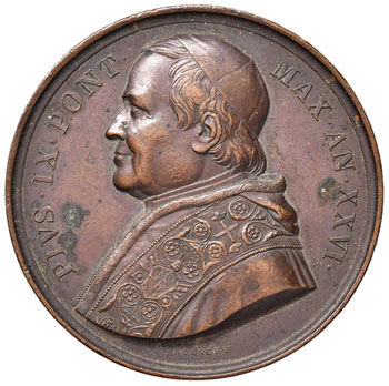 Pio IX (1846-1878) Medaglia A. XVI ... 