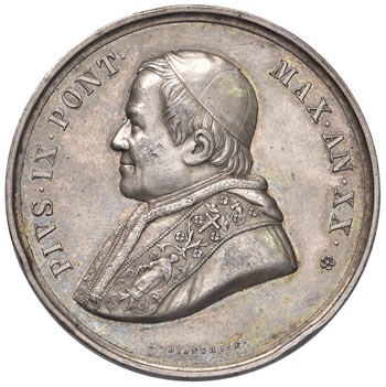 Pio IX (1846-1878) Medaglia A. XX ... 
