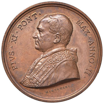 Pio XI (1922-1939) Medaglia A. II ... 