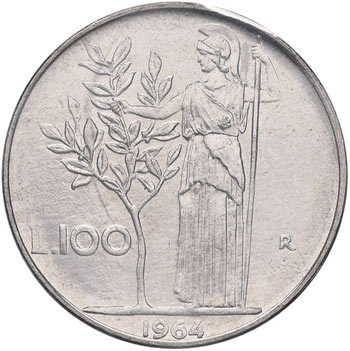 REPUBBLICA ITALIANA (1946-) 100 ... 