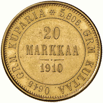 FINLANDIA Nicola II (1894-1917) 20 ... 