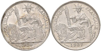 Indocina francese - 20 Cent. 1930, ... 