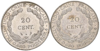 Indocina francese - 20 Cent. 1930, ... 