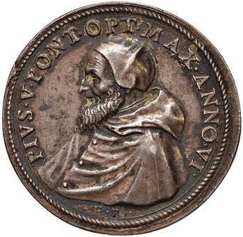 Pio V (1566-1572) Medaglia - Opus: ... 
