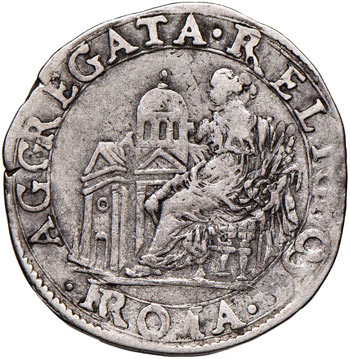 Gregorio XIII (1572-1585) Testone ... 