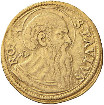 Paolo V  (1605-1621) Scudo d’oro ... 