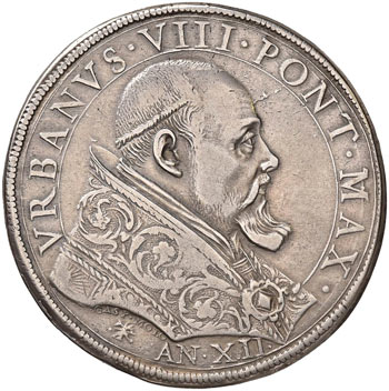 Urbano VIII (1623-1644) Piastra A. ... 