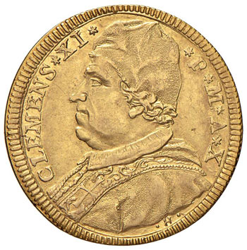 Clemente XI (1700-1721) Doppia A. ... 