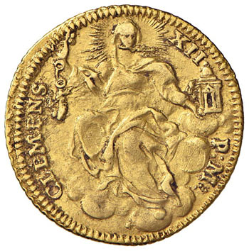 Clemente XII  (1730-1740) Zecchino ... 