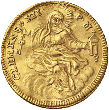 Clemente XII  (1730-1740) Zecchino ... 