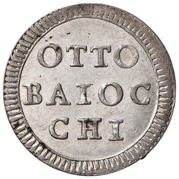 Pio VI (1774-1799) 8 Baiocchi 1793 ... 