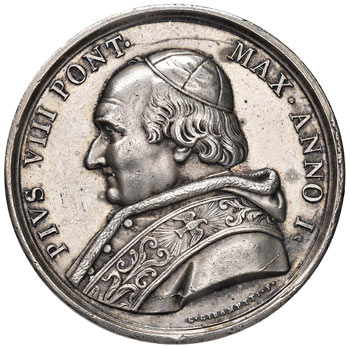 Pio VIII (1829-1830) Medaglia 1829 ... 