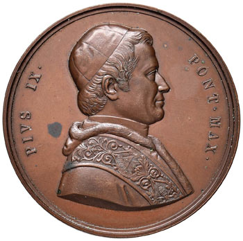 Pio IX (1846-1878) Medaglia 1857 A ... 