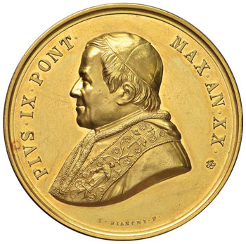 Pio IX (1846-1878) Medaglia 1865 ... 