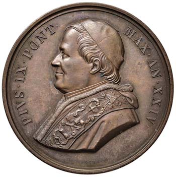 Pio IX (1846-1878) Medaglia A. ... 