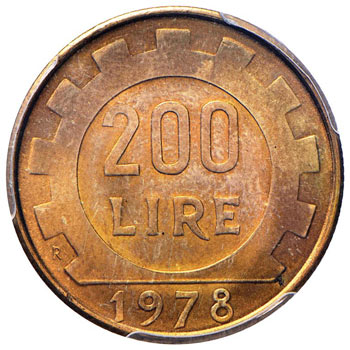 Repubblica italiana - 200 Lire ... 