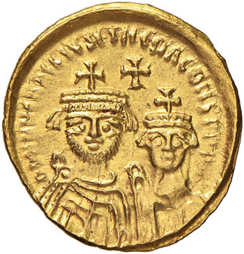 Eraclio (610-641) Solido (Ravenna) ... 