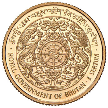 BHUTAN Sertum 1979 - Fr. 10 AU (g ... 