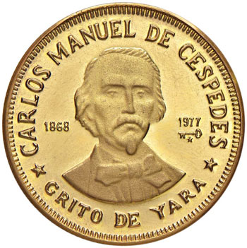 CUBA 100 Pesos 1977 - Fr. 8 AU (g ... 