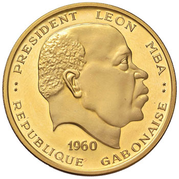 GABON 10, 25, 50, 100 Franchi 1960 ... 