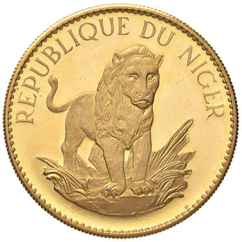 NIGER 50 Franchi 1968 - Fr. 6 AU ... 