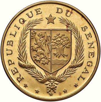 SENEGAL 100 Franchi 1968 - Fr. 1 ... 