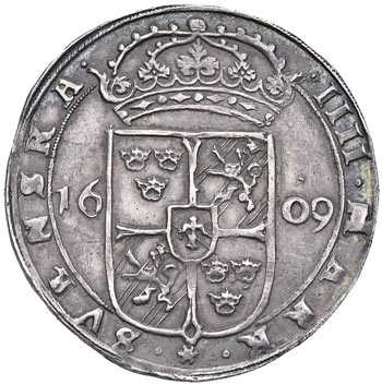SVEZIA Carlo IX (1604-1611) 4 Mark ... 